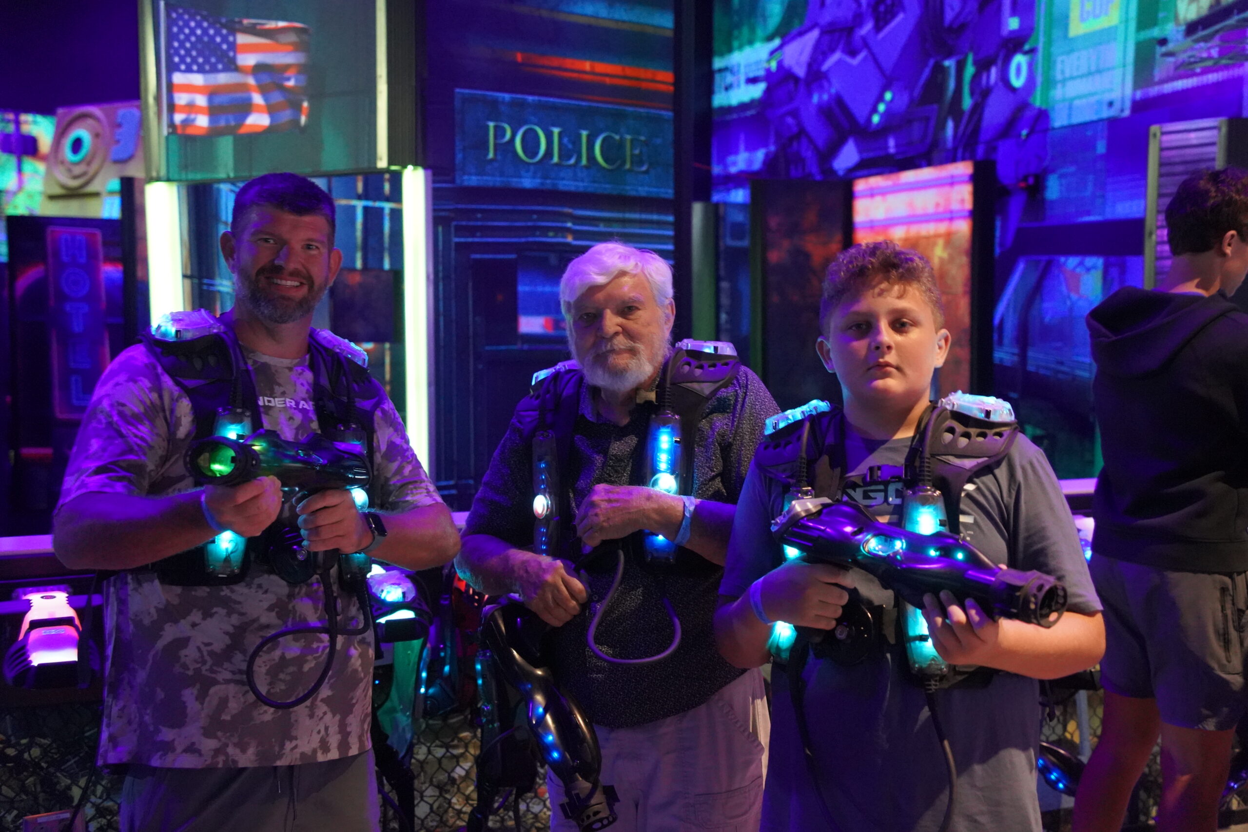 Hawk's Outpost arcade and family entertainment center inside AdventHealth Sports Park at Bluhawk in Overland Park, KS.